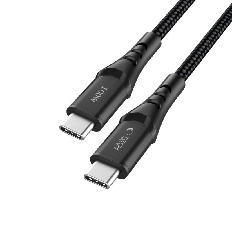 Tech-Protect UB11T Ultraboost USB-C / USB-C Kabel, PD 100W, 200 cm, Schwarz