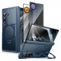 Supcase UB Aero MagSafe Hülle für Samsung Galaxy Z Fold 8 Ultra mit gehärtetem Glas und Privacy-Glas, Aramid Blue