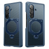 Supcase UB Aero MagSafe Hülle für Samsung Galaxy Z Fold 8 Ultra mit gehärtetem Glas und Privacy-Glas, Aramid Blue