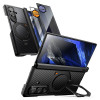 Supcase UB Aero MagSafe Hülle für Samsung Galaxy Z Fold 8 Ultra mit gehärtetem Glas und Privacy-Glas, Aramid Black