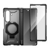 Supcase UB Grip Mag MagSafe Hülle für Samsung Galaxy Z Fold 8 mit gehärtetem Glas und Privacy Glas, Schwarz