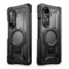 Supcase UB Grip Mag MagSafe Hülle für Samsung Galaxy Z Fold 8 mit gehärtetem Glas und Privacy Glas, Schwarz