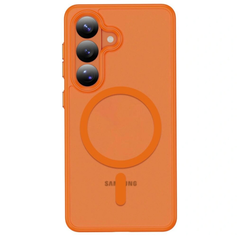 Tech-Protect Magmat MagSafe Hülle für Samsung Galaxy S26, Matte Orange
