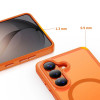 Tech-Protect Magmat MagSafe Hülle für Samsung Galaxy S26, Matte Orange