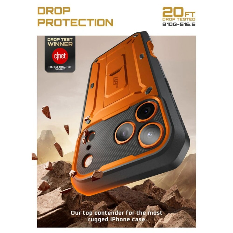 Supcase Unicorn Beetle Pro Hülle für Apple iPhone 17 Pro Max, Coral