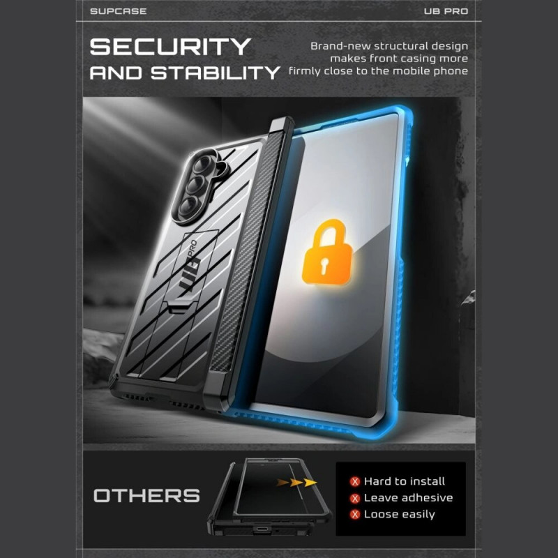 Supcase Unicorn Beetle Pro Hülle für Samsung Galaxy Z Fold 7, Schwarz