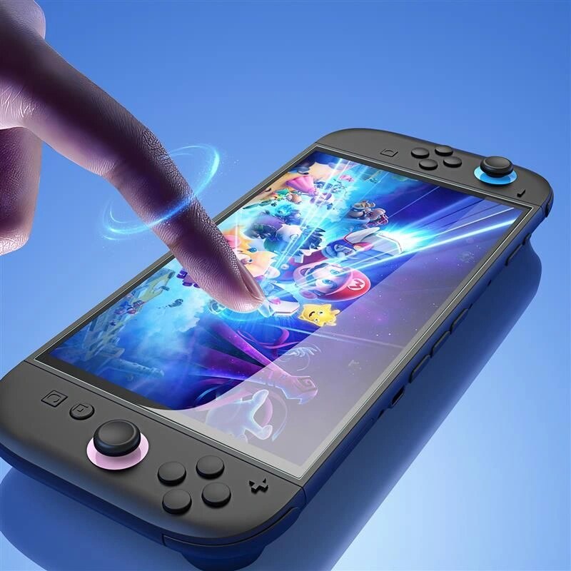 Tech-Protect Easy Set+ Displayschutzfolie aus gehärtetem Glas für Nintendo Switch 2, transparent (2 Stk.)