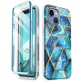 Supcase Cosmo Hülle für Apple iPhone 14 Plus / 15 Plus, Ocean Blue