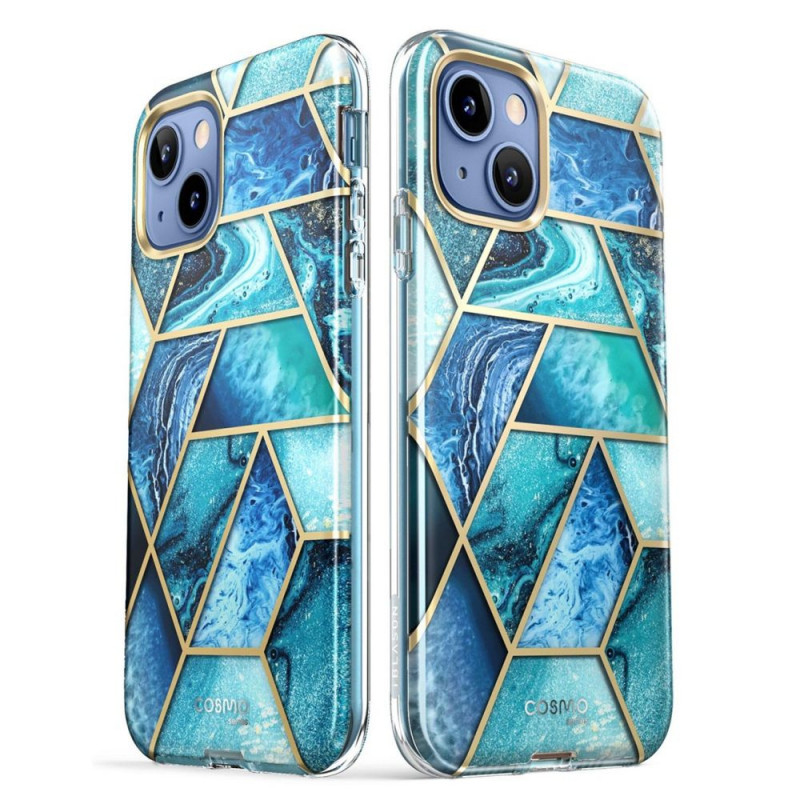 Supcase Cosmo Hülle für Apple iPhone 14 Plus / 15 Plus, Ocean Blue