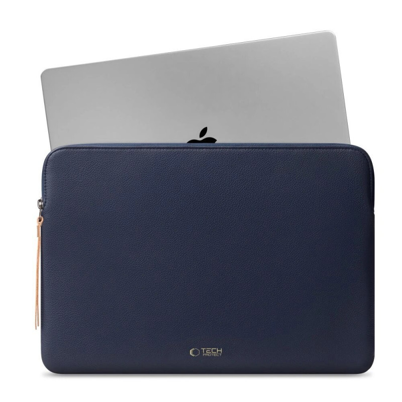 Tech-Protect Fleece Laptophülle 15-16", Navy Blue