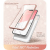 Supcase Cosmo Hülle für Apple iPhone 14 Plus / 15 Plus, Pink Marble