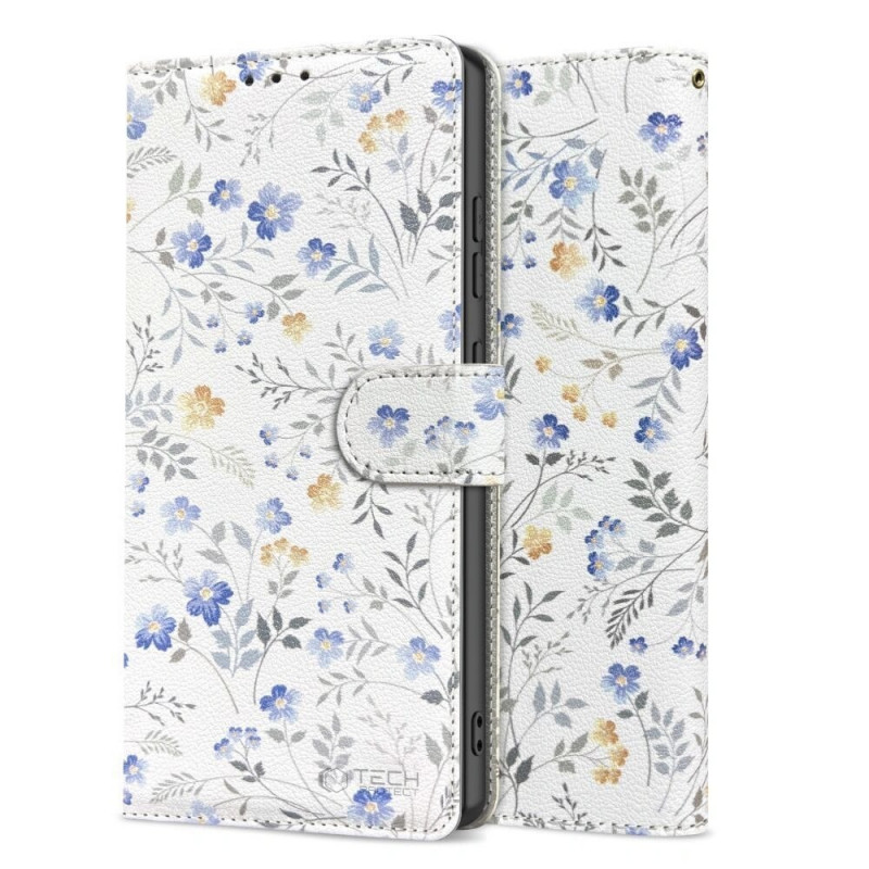 Tech-Protect Wallet Case für Samsung Galaxy A57 5G, Spring Flowers
