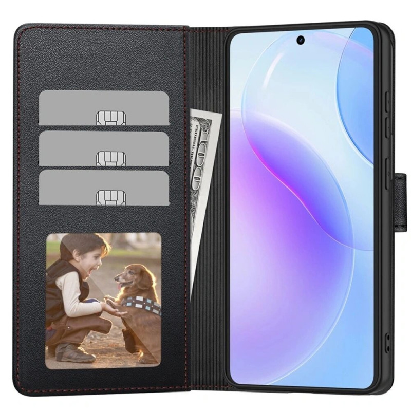 Tech-Protect Wallet Case für Samsung Galaxy A57 5G, Schwarz/Rot