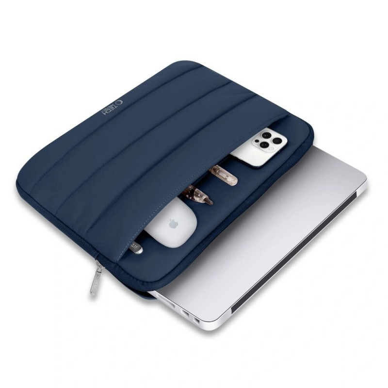 Tech-Protect Fluffy Laptophülle 13-14" Navy Blue