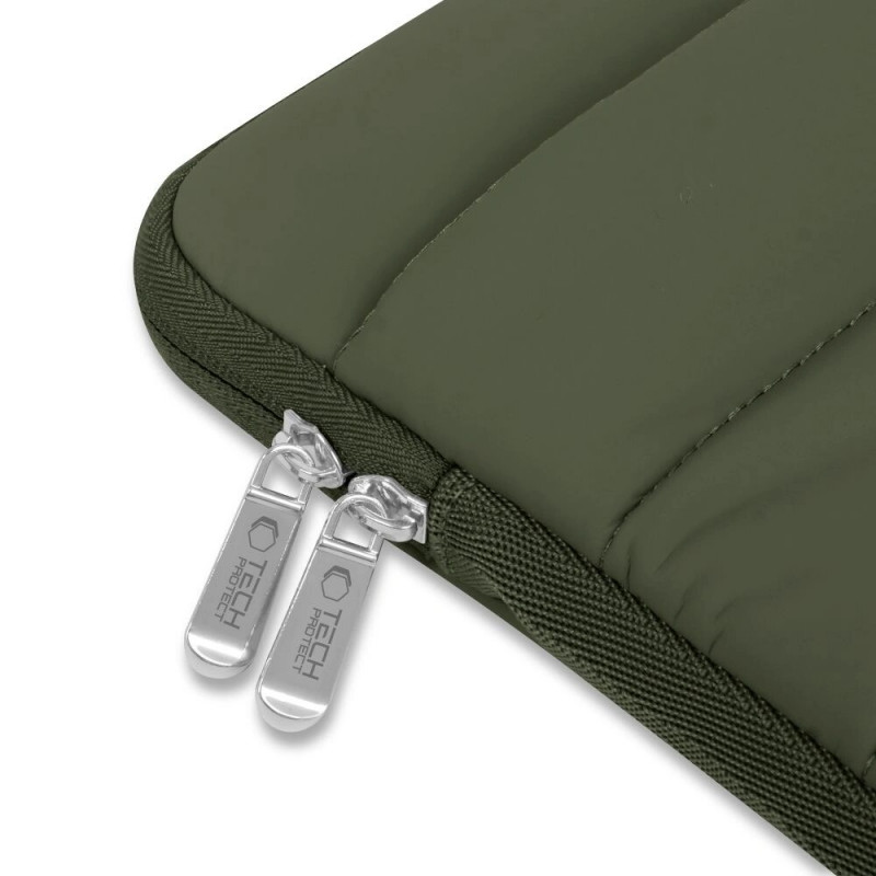 Tech-Protect Fluffy Laptophülle 15-16", Army Green