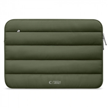 Tech-Protect Fluffy Laptophülle 13-14", Army Green