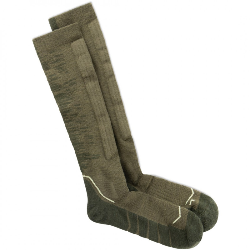 Buff Merino HW Over The Calf Socken HWO2 Olive Green L