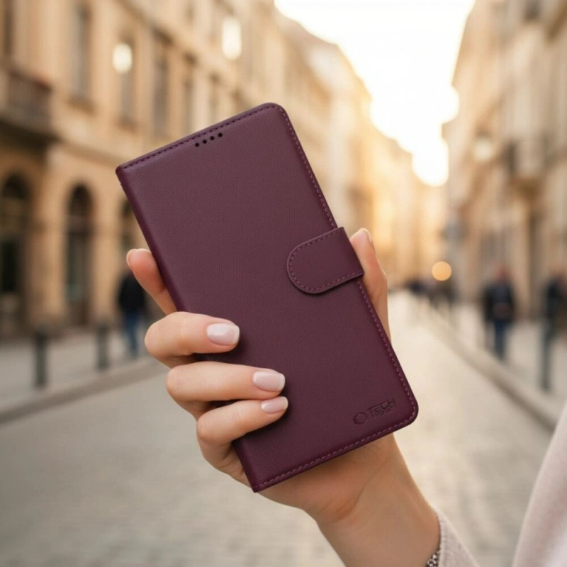 Tech-Protect Wallet Case für Samsung Galaxy A36 / A56 / A37 5G, Burgundy