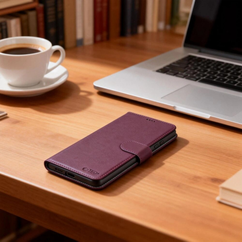 Tech-Protect Wallet Case für Samsung Galaxy A36 / A56 / A37 5G, Burgundy