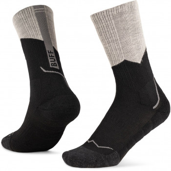 Buff Merino MW Crew Socken MWC1, Schwarz, L