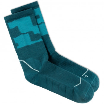 Buff Merino MW Crew Socken MWC2, Teal, L