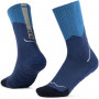 Buff Merino MW Crew Socken MWC1, Blau, L