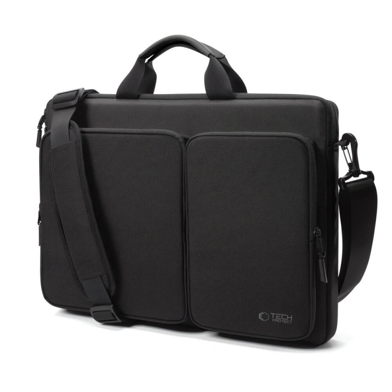 Tech-Protect Defender Bag Laptoptasche 17", Schwarz