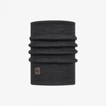 Buff Merino Heavyweight Multifunktions-Nackenwärmer, einfarbig grau