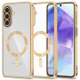 Tech-Protect MagFlex MagSafe Hülle für Samsung Galaxy A27 5G, Shiny Gold