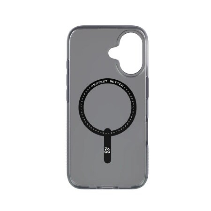 ZAGG Milan Snap Back Cover für Apple iPhone 16 ZAG139, MagSafe, Raven Feather