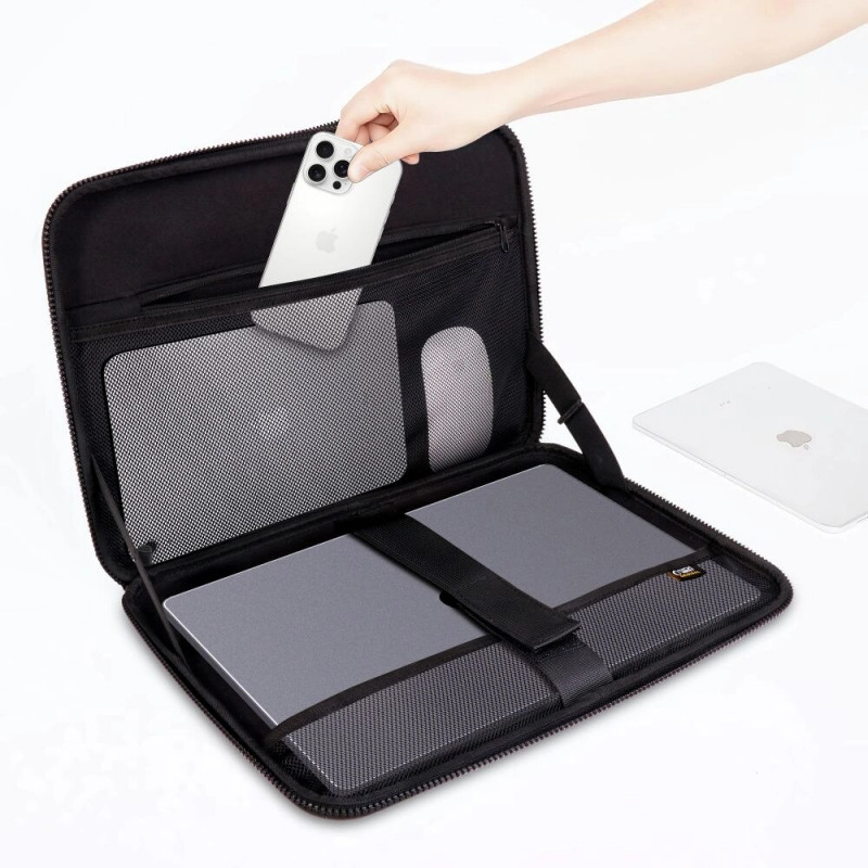 Tech-Protect Kevlar Pro Laptoptasche 15-16", Schwarz