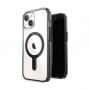 Speck Presidio Perfect-Clear ClickLock & MagSafe SPK526 Hülle für Apple iPhone 15 / 14 / 13, Clear / Frosted Black / Slate Grey