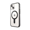 Speck Presidio Perfect-Clear ClickLock & MagSafe SPK526 Hülle für Apple iPhone 15 / 14 / 13, Clear / Frosted Black / Slate Grey