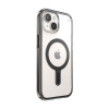 Speck Presidio Perfect-Clear ClickLock & MagSafe SPK526 Hülle für Apple iPhone 15 / 14 / 13, Clear / Frosted Black / Slate Grey