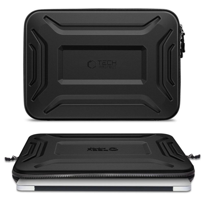 Tech-Protect Kevlar Pro Laptoptasche 13-14", Schwarz