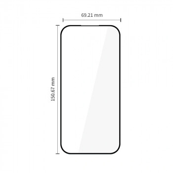 Tech-Protect Glass Fit+ Panzerglas für Google Pixel 9a / 10a (2 Stück), Schwarz