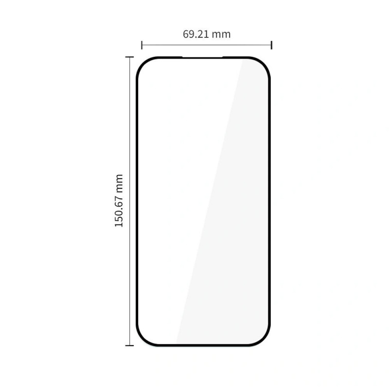 Tech-Protect Glass Fit+ Panzerglas für Google Pixel 9a / 10a (2 Stück), Schwarz
