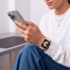 Tech-Protect Silikonarmband für Apple Watch 8 / 9 / 10 / 11 / 12 / SE / Ultra 44/45/46/49 mm, Starlight