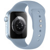 Tech-Protect Silikonarmband für Apple Watch 8 / 9 / 10 / 11 / 12 / SE / Ultra 44/45/46/49 mm, Blue Jeans