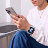 Tech-Protect Silikonarmband für Apple Watch 8 / 9 / 10 / 11 / 12 / SE / Ultra 44/45/46/49 mm, Blue Jeans