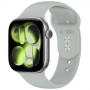 Tech-Protect Silikonarmband für Apple Watch 8 / 9 / 10 / 11 / 12 / SE / Ultra 44/45/46/49 mm, Lunar Grey