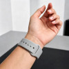 Tech-Protect Silikonarmband für Apple Watch 8 / 9 / 10 / 11 / 12 / SE / Ultra 44/45/46/49 mm, Lunar Grey