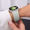 Tech-Protect Silikonarmband für Apple Watch 8 / 9 / 10 / 11 / 12 / SE / Ultra 44/45/46/49 mm, Lunar Grey