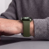 Tech-Protect Silikonarmband für Apple Watch 8 / 9 / 10 / 11 / 12 / SE / Ultra 44/45/46/49 mm, Olive Green