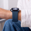 Tech-Protect Silikonarmband für Apple Watch 8 / 9 / 10 / 11 / 12 / SE / Ultra 44/45/46/49 mm, Navy Blue