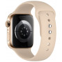 Tech-Protect Silikonarmband für Apple Watch 8 / 9 / 10 / 11 / 12 / SE / Ultra 44/45/46/49 mm, Walnut