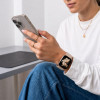 Tech-Protect Silikonarmband für Apple Watch 8 / 9 / 10 / 11 / 12 / SE / Ultra 44/45/46/49 mm, Walnut