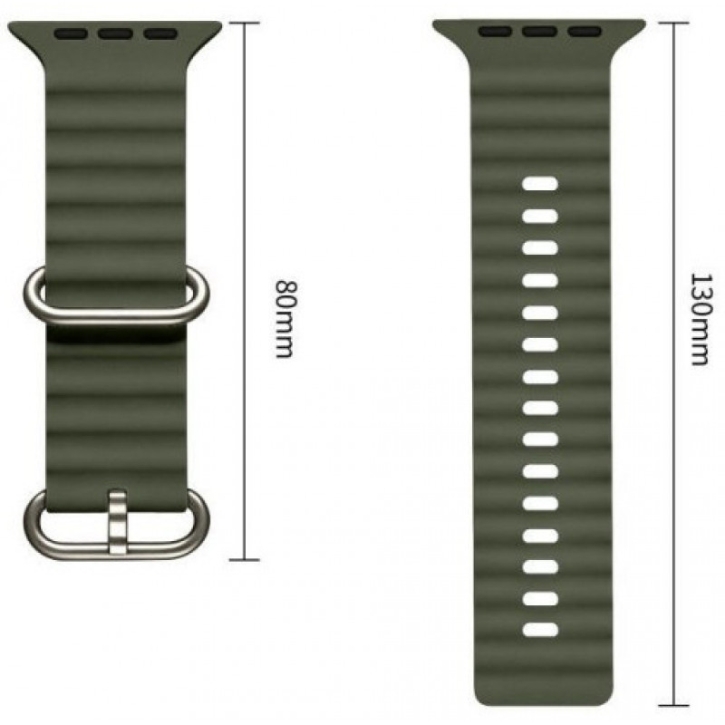 Tech-Protect Iconband Pro Apple Watch 8 / 9 / 10 / 11 / 12 / SE / Ultra 44/45/46/49 mm Armband, Military Green