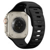Tech-Protect Silicone Line Apple Watch 8 / 9 / 10 / 11 / 12 / SE / Ultra 44/45/46/49 mm Armband, Schwarz