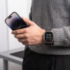 Tech-Protect Silicone Line Apple Watch 8 / 9 / 10 / 11 / 12 / SE / Ultra 44/45/46/49 mm Armband, Schwarz